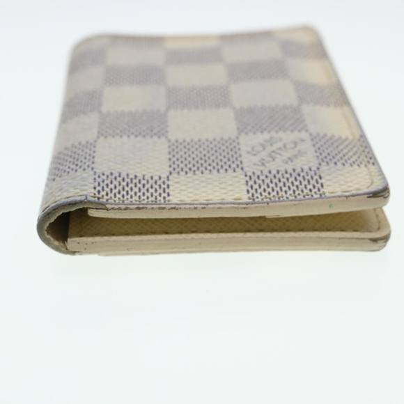 LOUIS VUITTON Damier Azur Organizer Dupoch Card Case N61727 LV Auth 38781 - Picture 4 of 16